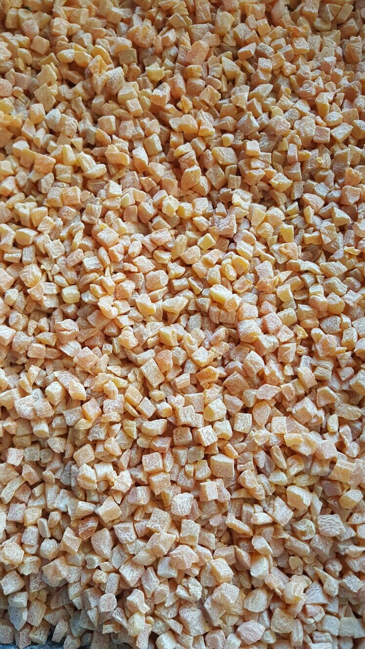 Dried Apricots Diced Sulfured yellow