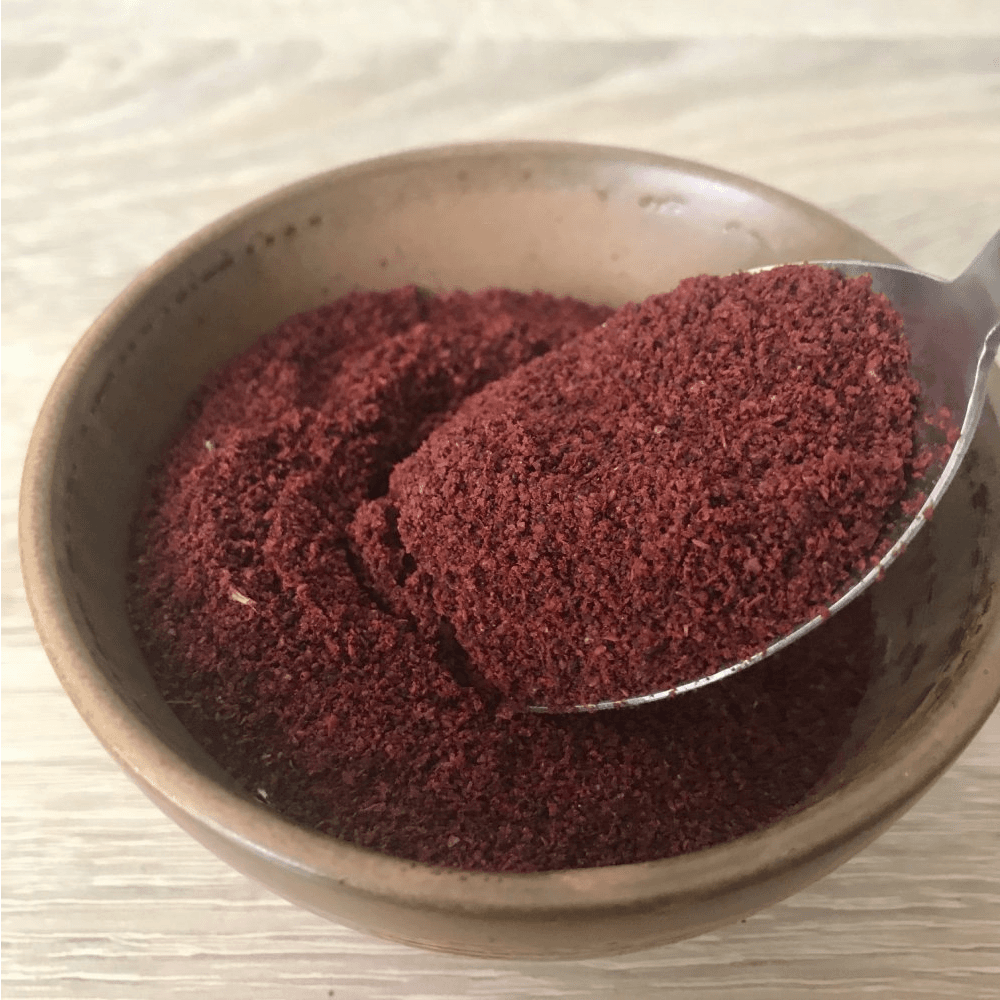 Sumac ground powder