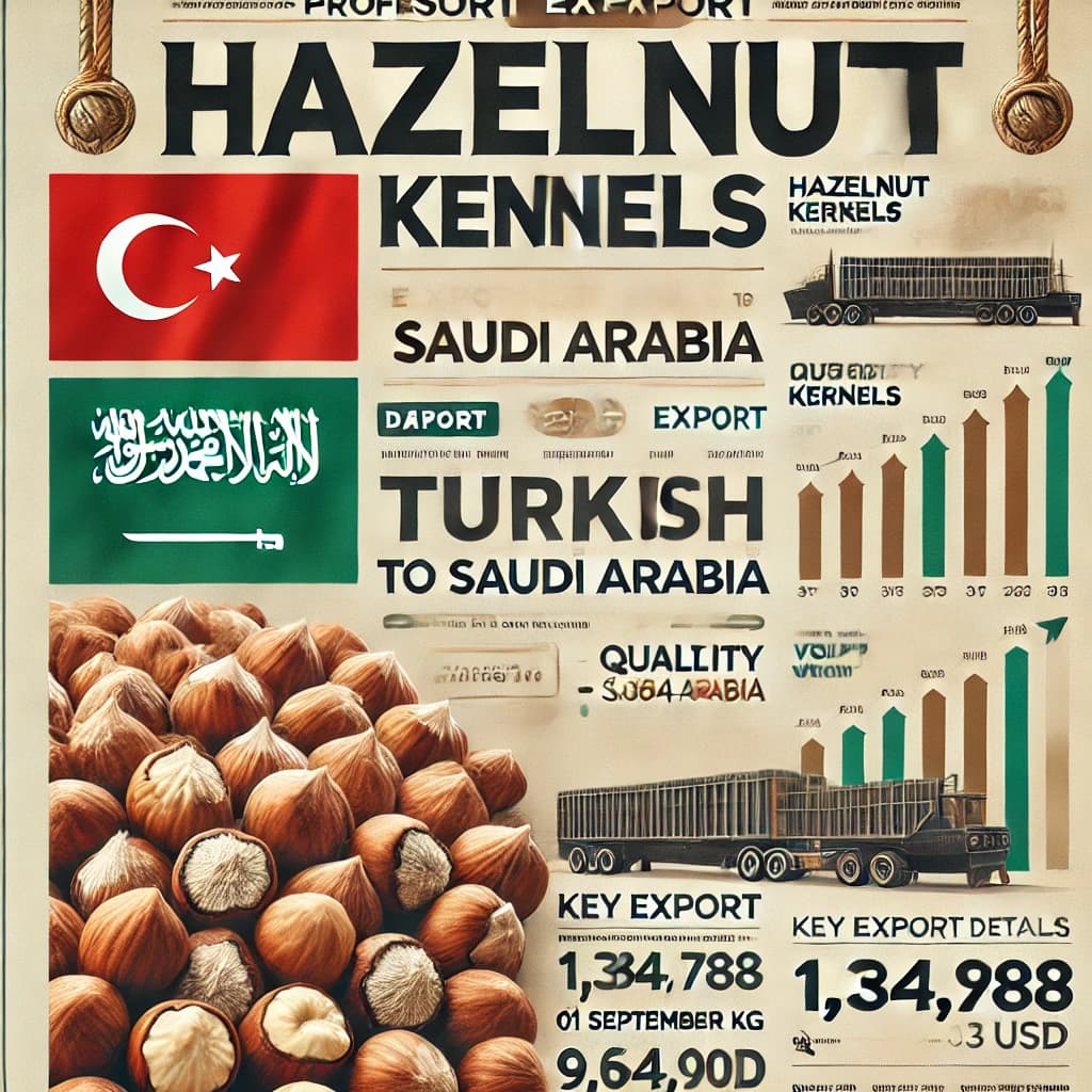 hazelnut kernels export to saudi arabia