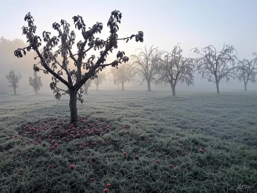 Agricultural frost disaster hit many agricultural products