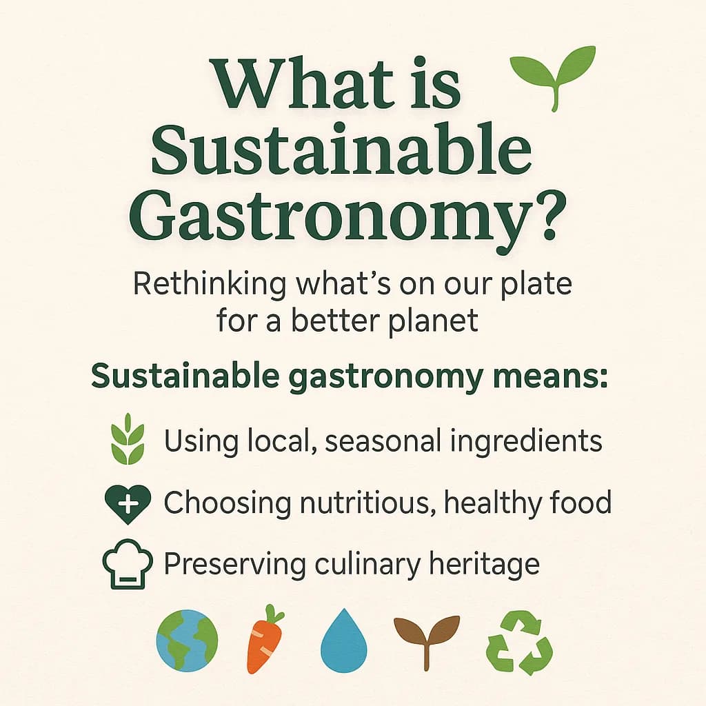a global movement sustainable gastronomy